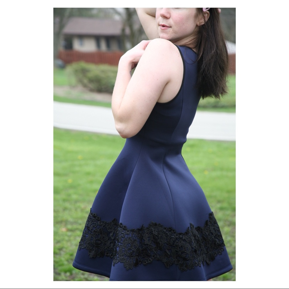 TRADED! fit and flare dress